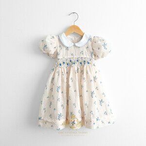 NWT Pretty Girls Embroidered Smocked Dress Boutique Special Occassion Formal 3T